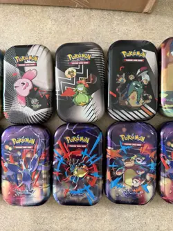 Pokemon Mini tins Empty - Image 3