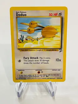 DODUO 2000 Pokemon Base 2 Set Common POKEMON 72/130 - Image 1