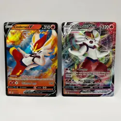 Cinderace V 018/072 & Cinderace VMAX 019/072 - Shining Fates Pokemon TCG - M/NM - Image 1