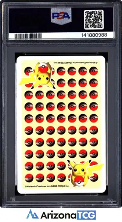 Pokemon Stadium 1998 Pikachu Ace Of Spades Japanese GEM MINT PSA 10 - Image 2