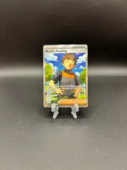Pokemon Brock's Scouting 179/159 Sv09: Journey Together Holo NM/M - Image 1