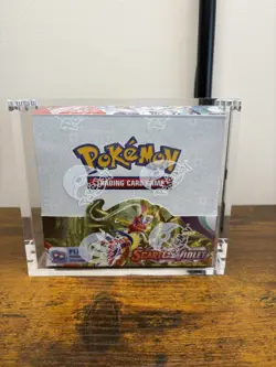 Pokemon TCG Scarlet & Violet Base Set Booster Box SEALED w/Acrylic - Image 1