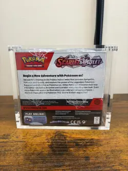 Pokemon TCG Scarlet & Violet Base Set Booster Box SEALED w/Acrylic - Image 4