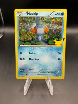 TCG POKEMON MUDKIP 19/25 25TH ANNIVERSARY MCDONALDS HOLO - Image 1