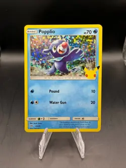 TCG POKEMON POPPLIO 23/25 25TH ANNIVERSARY MCDONALDS HOLO - Image 1