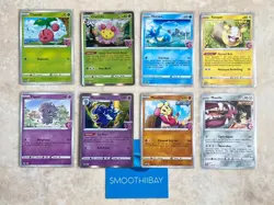 RARE Pokemon Limited Edition Promo Set of 8 Gramedia Indonesia Holo #1 - Image 1