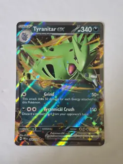 Tyranitar ex 064/131 Holo Double Rare SV: Prismatic Evolutions Pokemon Holo NM - Image 1