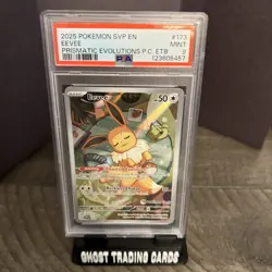 2025 POKEMON SVP EN-SV BLACK STAR PROMO #173 EEVEE PSA 9 - Image 1
