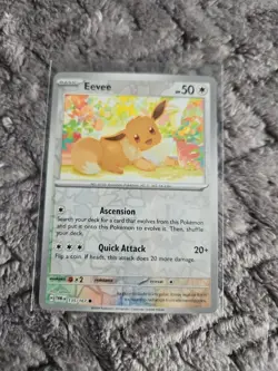 Eevee 135/167 Sv06: Twilight Masquerade Reverse Holo Pokemon TCG - Image 1