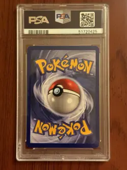 1999 POKEMON BASE SET UNLIMITED #1 ALAKAZAM-HOLO PSA 9 - Image 2