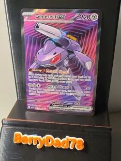 Genesect EX 161/086 Sv: Black Bolt Holo Ultra Rare Full Art Pokemon TCG NM - Image 1