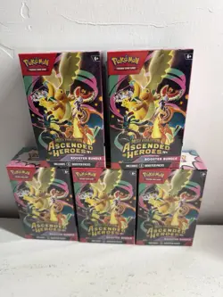 Pokemon Mega Evolutions Ascended Heroes Booster Bundle LOT OF 5 Bundles New - Image 1