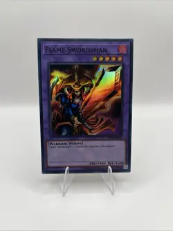 Yugioh Flame Swordsman LOB-003 Super Rare - Image 1