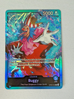 Buggy OP09-042 Leader Alt Art One Piece TCG Starter Deck 25 NM Foil English - Image 1