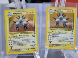 Pokemon TCG 2x Magneton 009/130 Base Set 2 Holo - Image 1