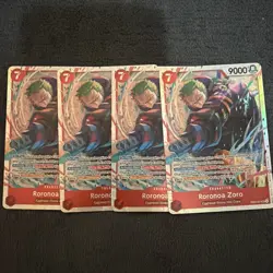 Roronoa Zoro Eb04-007 - One Piece - Op15 (play Set Of 4) - Image 1