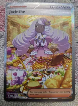 Pokemon Jacinthe Trainer-Supporter Full Art Holo POR 122/088 TCG Card - Image 1