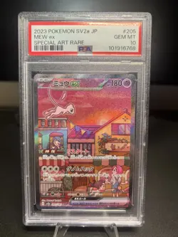 Mew ex 205/165 Sv2a: Pokemon Card 151 Holo (Japanese) PSA 10 - Image 1