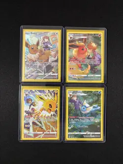 Eevee Flareon Vaporeon Jolteon Brilliant Stars Trainer Gallery 4 Card Set -NM - Image 1