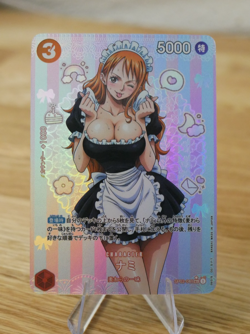 Nami Sexy One Piece CCG Anime Card Waifu Doujin Custom Hot Japanese Maid 1 - Image 1