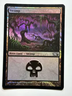 Swamp () Magic 2010 (M10) 239 Foil MTG Card LP-NM - Image 1
