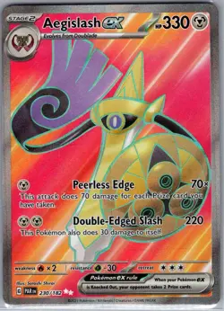 Aegislash ex 230/182 SV04: Paradox Rift - Pokemon Card - NM - Image 1