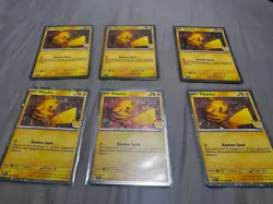 Lot of 6 Pikachu 051/162 2026 Pokemon Day 30th Anniversary Promo Cards - Image 1
