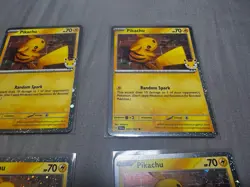 Lot of 6 Pikachu 051/162 2026 Pokemon Day 30th Anniversary Promo Cards - Image 4