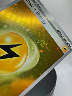 Pokemon HD Swirl Electric Energy 004 Cosmic Holo TCG Energy Card - Image 3