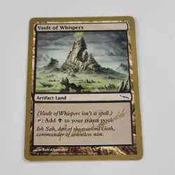 MTG Vault of Whispers Mirrodin #286 MP Gold Border World Championships Card - Image 1