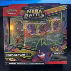 Pokemon Mega Battle Deck Mega Gengar EX Haunter English Trading Card Game - Image 1