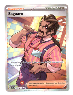 Saguaro 255/193 Paldea Evolved Full Art Ultra Rare Holo Pokemon Card NM - Image 1