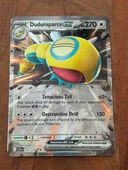 Pokemon TCG Dudunsparce 121/159 Journey Together Double Rare NM Card - Image 1