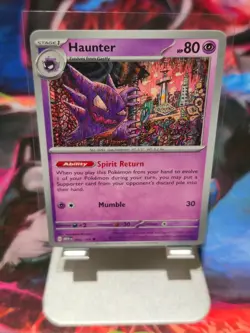 Haunter 93/165 Non-Holo MEW Scarlet & Violet 151 Pokemon Card NM - Image 1