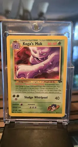 Koga's Muk 26/132 - Pokemon Gym Challenge Unlimited Rare Card WOTC - LP - Image 1