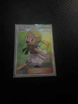 Pokemon TCG Bonnie Full Art Holo Card Sm-Forbidden Light 128/131 - Image 1