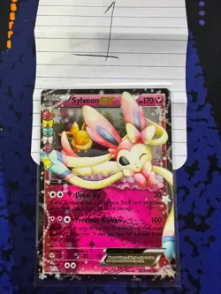 Sylveon EX RC21/RC32 Generations: Radiant Collection Ultra Rare Pokemon Card - Image 1