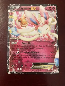 Sylveon EX RC21/RC32 Generations: Radiant Collection Ultra Rare Pokemon Card LP - Image 1