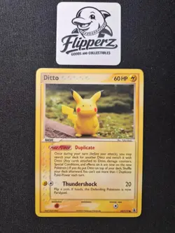 Ditto (Pikachu) 63/113 - EX Delta Species - Rare Non-Holo - Pokemon Card - NM/LP - Image 1