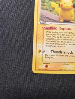 Ditto (Pikachu) 63/113 - EX Delta Species - Rare Non-Holo - Pokemon Card - NM/LP - Image 4