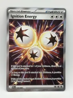 2025 Ignition Energy 124/094 Hyper Rare Gold Special Energy Pokemon Card - Image 1
