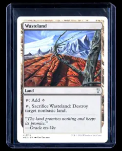 MtG MB2 Wasteland #115 White Border Non-Foil - Image 1