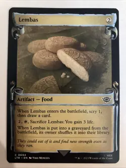 2023 MTG Magic The Gathering Lord of the Rings Showcase Scroll 0694 Lembas - Image 1
