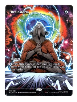 Brainstorm (Borderless) Mythic MTG Ninja Turtles - Image 1