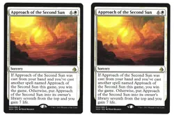 Magic The Gathering MTG Amonkhet AKH 2017 #4 Approach of the Second Sun x2 NM #1 - Image 1