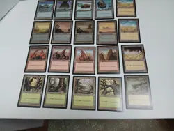 MtG Tempest Common Basic Land Set of 20 1x each magic the gathering - Image 3