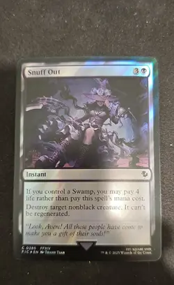 Snuff Out (Surge Foil) Commander: Final Fantasy Foil - Image 1