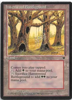 Havenwood Battleground *Uncommon* Magic MtG x1 Fallen Empires MP - Image 1
