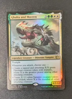 MTG *FOIL Bundle Promo *March of the Machines Rare GHALTA AND MAVREN NM - Image 1