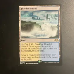 Wizards of the Coast Magic: The Gathering Flooded Strand Rare Land MH3 Regular … - Image 1